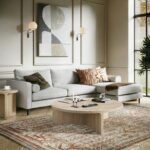 Mylor Washed Oak Large Round Coffee Table - Image 2