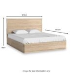 Mylor Washed Oak Bed Frame - Image 7