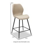 Manuelle Faux Leather Bar Stool - Image 4