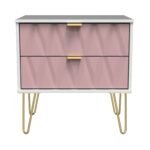 Geo 2 Drawer Utility with Gold Hairpin Legs - Image 10
