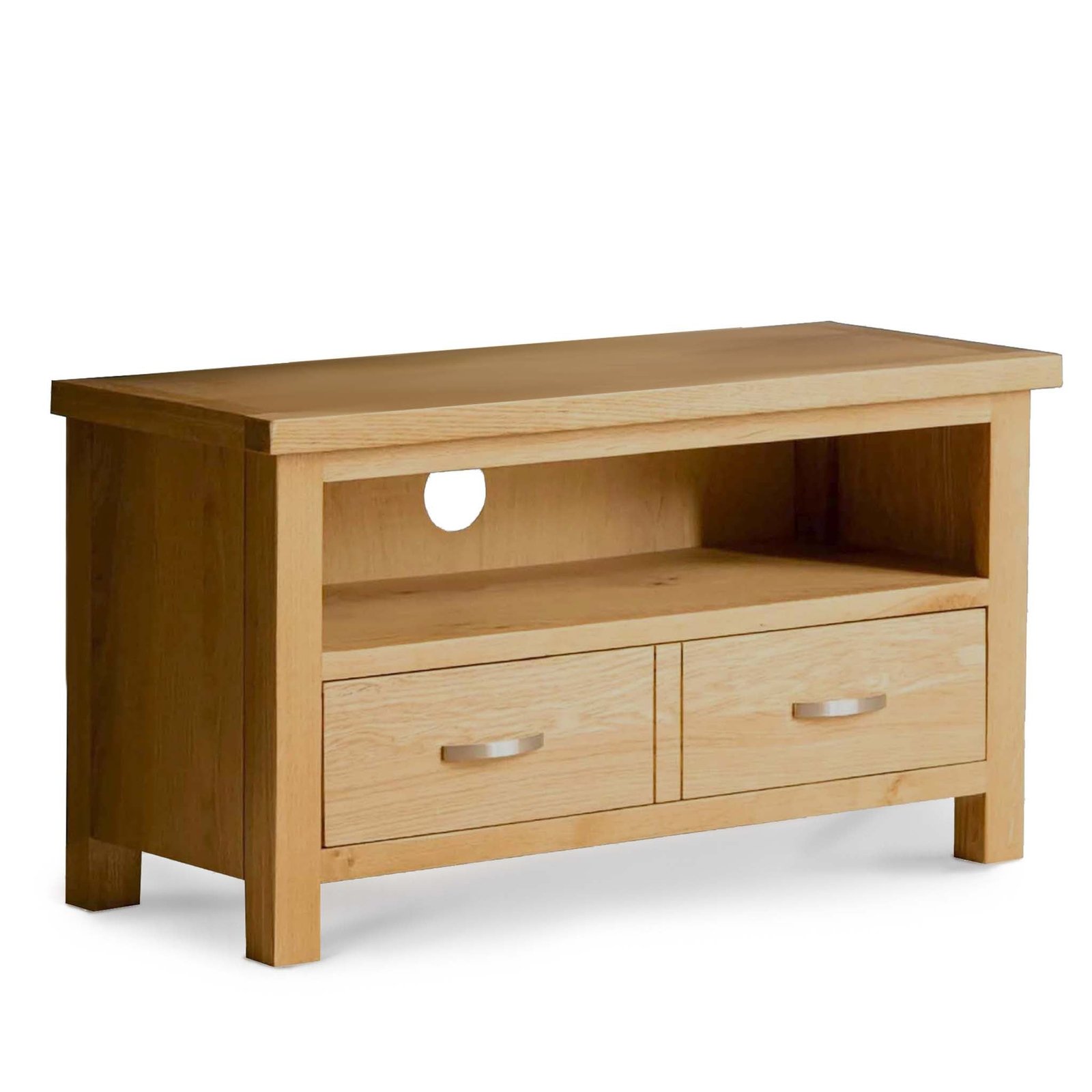 RFG2611-london-oak-90-cm-tv-stand-roseland-furniture-1_618a5617-c3d6-44ad-8efa-03fa6920af82 London Oak 90cm TV Stand - Image 1