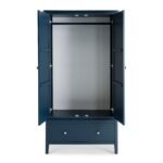 Stirling Blue Double Wardrobe - Image 4