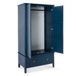 Stirling Blue Double Wardrobe - Image 2