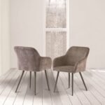 Helga Corduroy Dining Chair - Image 2