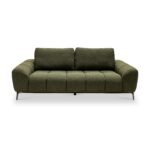 Noelle Textured Fabric 3 Seater Sofa