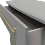 Bramham Grey 4 Drawer Deep Chest - Image 4