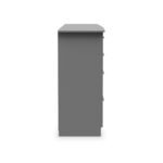 Bramham Grey 4 Drawer Deep Chest - Image 5