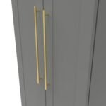 Bramham Grey 2 Door Wardrobe - Image 4