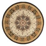 Holden Oriental Stain Resistant Circular Rug