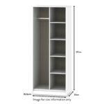 Asher White Open Shelf Unit - Image 4