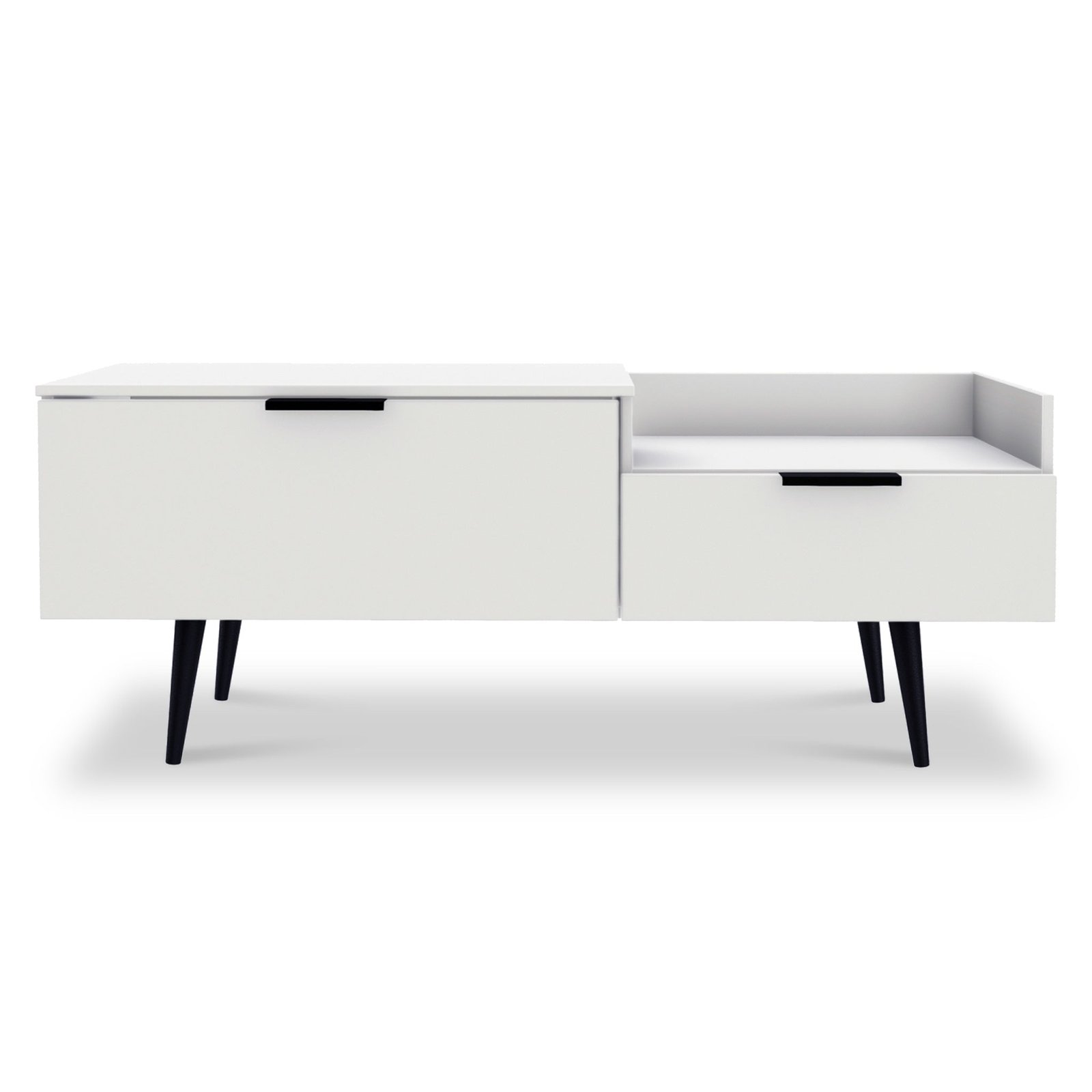 RFHKB248WMW-Asher-White-TV-Console-Media-Unit-Front_4b80ce48-f788-4521-9413-795028b60e10 Asher White TV Console Unit with Black Legs - Image 1