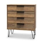 Moreno Rustic Oak 4 Drawer Chest - Image 4