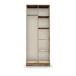 Moreno Rustic Oak Open Shelf Unit - Image 2