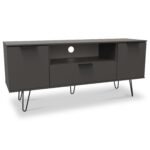 Moreno 2 Door 1 Drawer Wide TV Unit - Image 5