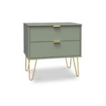 Moreno 2 Drawer Side Table