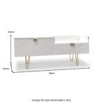Moreno Marble Effect TV Console Unit - Image 6
