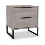 Ashbourne 2 Drawer Bedside Table