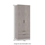 Ashbourne Double Wardrobe & 2 Drawers - Image 15