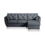 Edison Leather Chaise Sofa