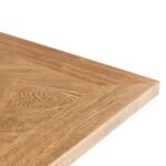 Ingrid Oak Parquet 160cm Dining Table - Image 6