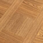 Ingrid Oak Parquet 160cm Dining Table - Image 4