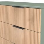 Jago Slatted Effect 6 Drawer Midi Chest - Image 9