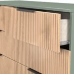 Jago Slatted Effect 6 Drawer Midi Chest - Image 10
