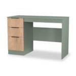 Jago Slatted Effect 3 Drawer Desk - Image 10