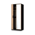 Jago Slatted Effect 2 Door Mirrored Wardrobe - Image 5
