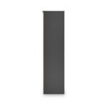 Jago Slatted Effect Tall 2 Door Mirrored Wardrobe - Image 3
