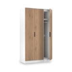 Jago Slatted Effect Tall 3 Door Wardrobe - Image 13