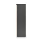 Jago Slatted Effect Tall 3 Door Mirrored Wardrobe - Image 3