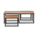 Loric Parquet Mango Wood Coffee Table - Image 2