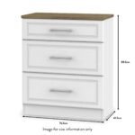 Talland 3 Drawer Deep Chest - Image 18