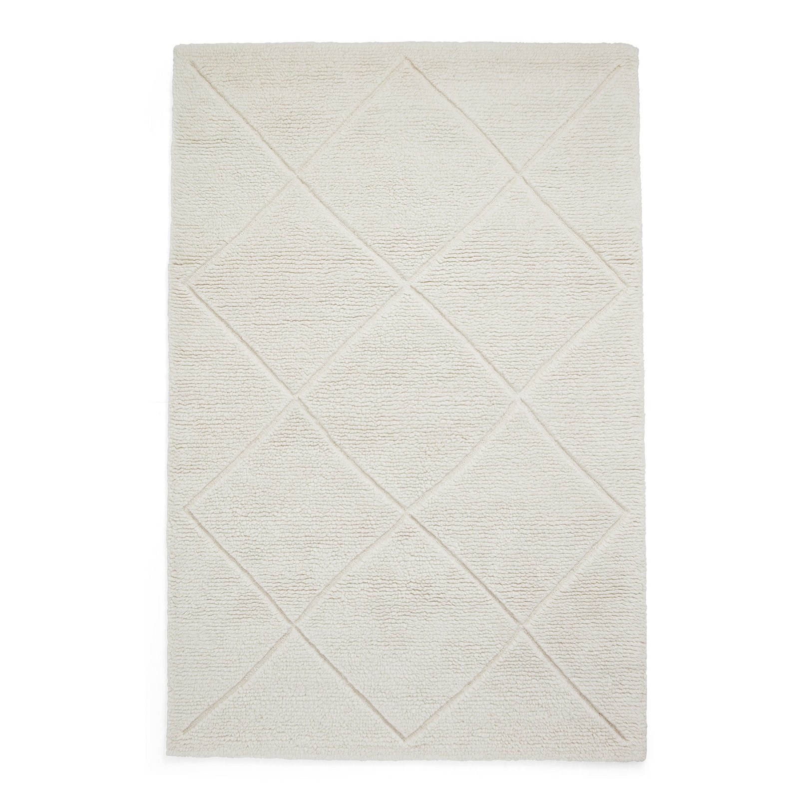 RFKNHT0035-Emerson-Diamond-Wool-Rug-Natural-Front1 Emerson Diamond Wool Rug - Image 1