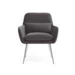 Diamond Velvet Accent Chair - Image 3