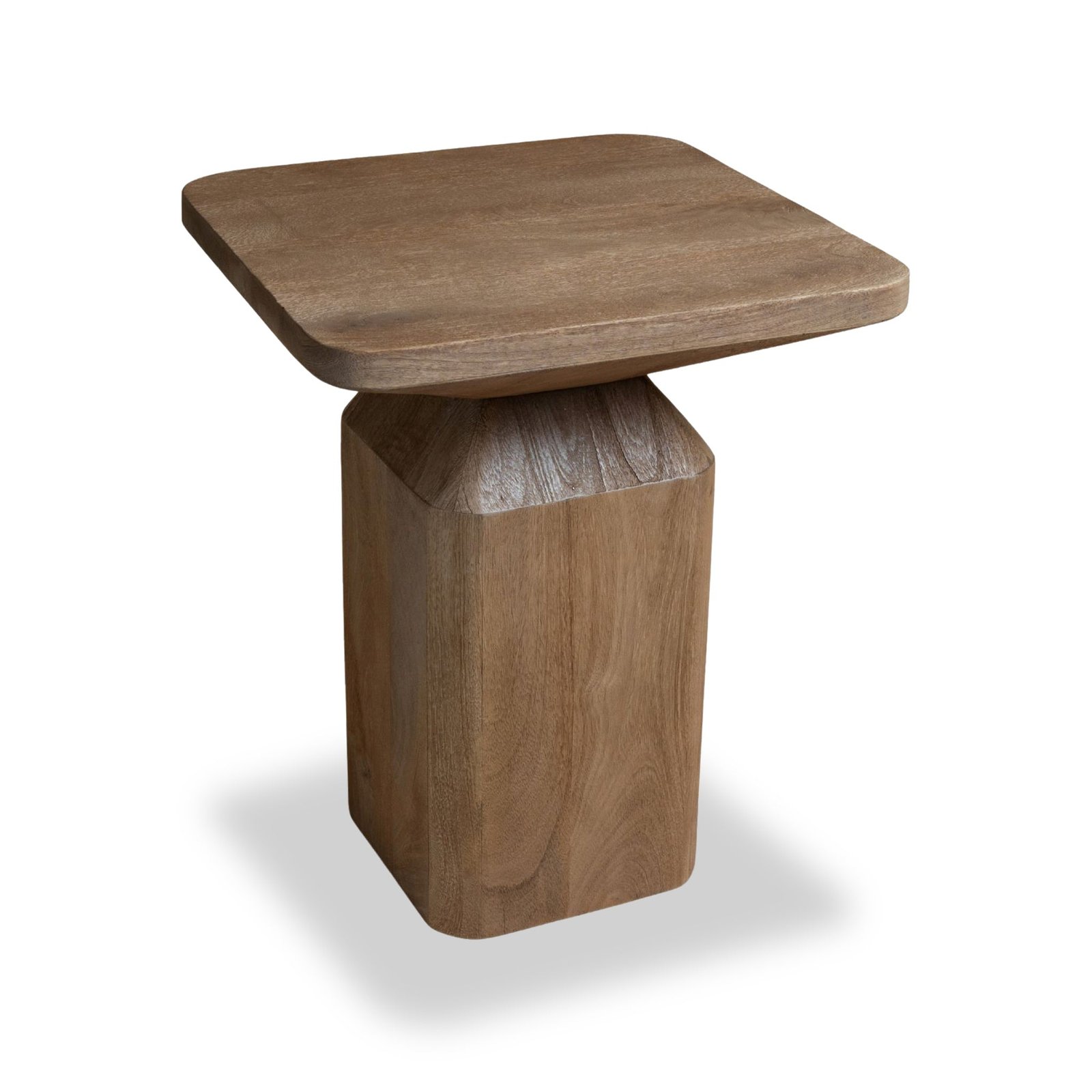 RFKY30336-Nao-Mango-Wood-Lamp-Table-Angle1 Nao Mango Wood Lamp Table - Image 1