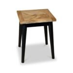 Maeko Parquet Mango Wood Lamp Table - Image 3