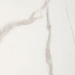 Avril White Sintered Stone 75cm Dining Table - Image 3