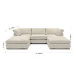 Rumi U Shaped Sofa - Image 34