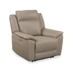 Alden Power Leather Recliner Armchair