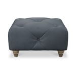 Everett Leather Button Top Footstool - Image 4