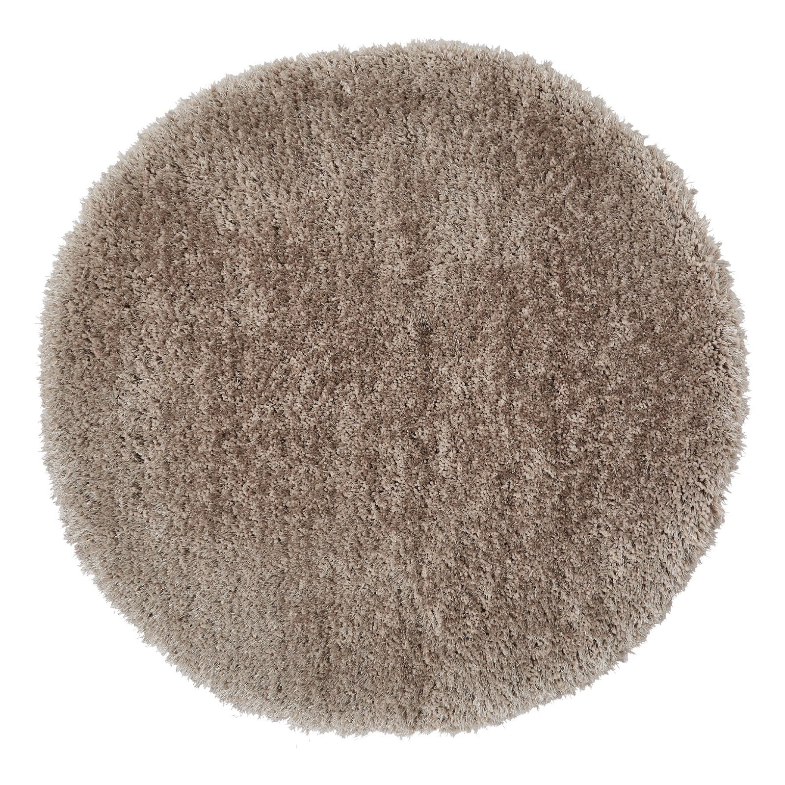RFMONTANASLVR-Newton-Deluxe-Shaggy-Circle-Rug-Silver-Top1 Newton Deluxe Shaggy Circular Rug - Image 1