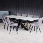 Tatum 160-240cm Extending Ceramic Dining Table - Image 2