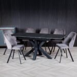 Hurley 120-160cm Extending Ceramic Dining Table - Image 4