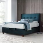 Southwick Velvet Ottoman Storage Bed Frame