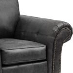 Edward Faux Leather Armchair - Image 20