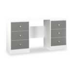 Bennet 6 Drawer Kneehole Desk