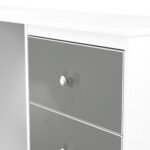 Bennet 6 Drawer Kneehole Desk - Image 4