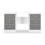 Bennet 6 Drawer Kneehole Desk - Image 3